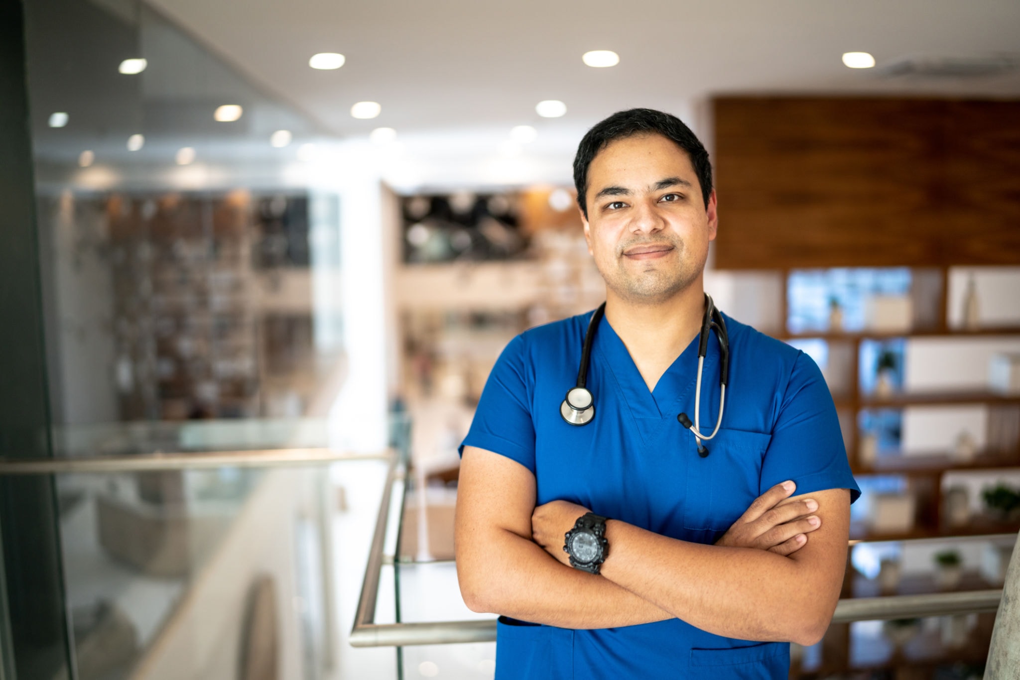 Specialist doctor in hospital setting